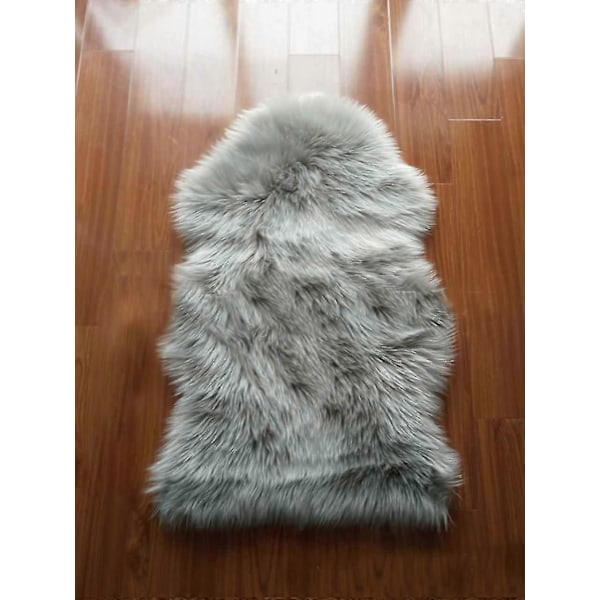 Fuskpälsmatta Fårskinnsmatta Löpare 2 X 3 Ft Mjuk Fluffig Fårskinn