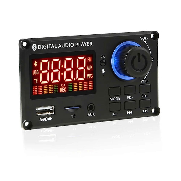 50W Forstærker DIY MP3 Decoder Board BT 5.0 DC 8-24V Bil MP3 Afspiller