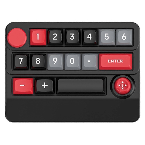 W909 Trådløst Makrodefinert Mekanisk Tastatur 3-modus Joystick A