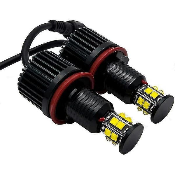 Angel Eyes LED-polttimot, virheettömät Canbus 1600lm 6000k valkoinen E92 E81 E82 E87 E88 E90 E91 E93 E63 E64 E70 1/3/5/7/x/z (ShiKai)