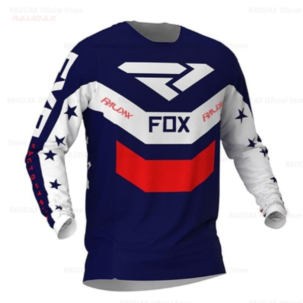 Sommar utomhus fritid sport landsvägscykel FOX långärmad cykel kläder T-shirt XXL