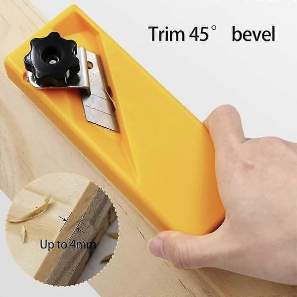 Mini Håndhøvl - 45/90 Træhøvl Kantplan Gipsplade Gips Chamfer Træbearbejdning