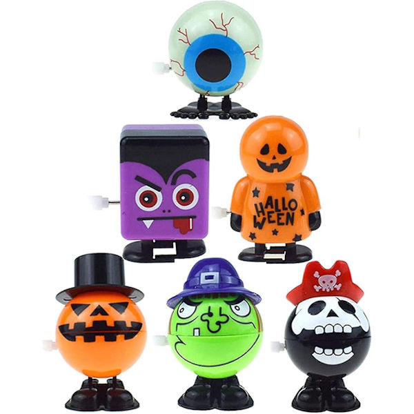 Halloweenleksak, Barn, Halloweenleksak, Vindleksak för barn, Set, Statyett, Pris, Vindleksak, Halloweendekoration, Dekoration, Festartiklar, Present, Case A-6