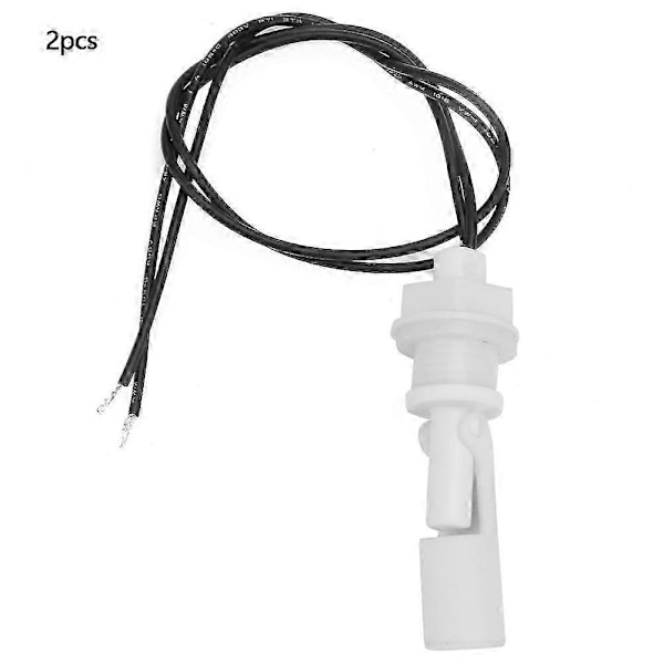 2st PP Tank Vattennivå Sensor Kontroll Horisontell Vätske Mount Float Switch (F Typ)