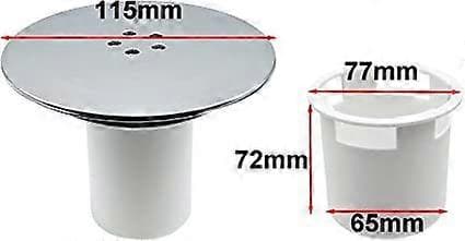 Sluk, 90mm/115mm Sluk, Erstatning for Slukrist