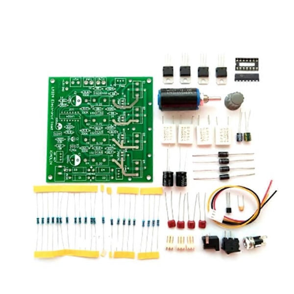 DIY-kit 150W 10A Batterikapacitetstestare Justerbar Konstant Ström Elektronisk Last Urladdningstest