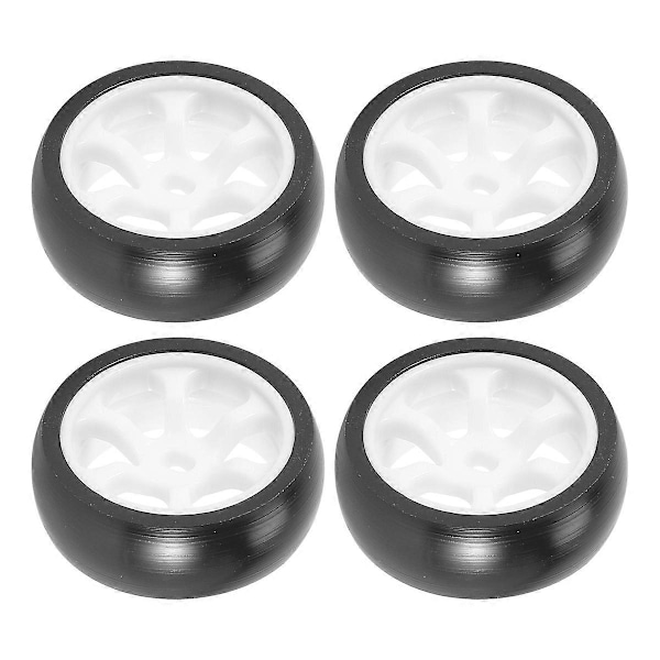 4st Hårda Plast Drift Däck Hjul för Wltoys 284131 K969 K989 P929 Mini-Z Mini-Q Mini-D 1/28 R