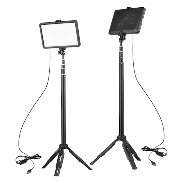 USB LED Video Light Kit Videoneuvotteluvalo 1 * LED-täyttövalo 3200K-5600K himmennettävä + 1 *