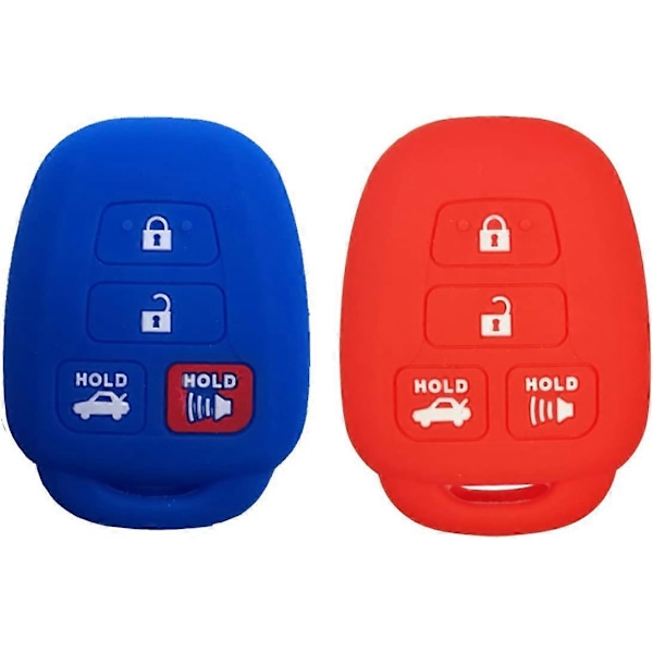 2 kpl Avaimenperän suojakotelo Lompakkopidike vuosien 2016 2017 2018 2019 Toyota Corolla SE Camry SE LE Highlander RAV4 Avalon Venza Sequoia HYQ12B -malleille