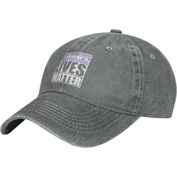 Trans Lives Matter LGBT Unisex Cowboy Hat Baseball Caps Justerbare Sports Golf Denim Casquette Kasket Style 1434