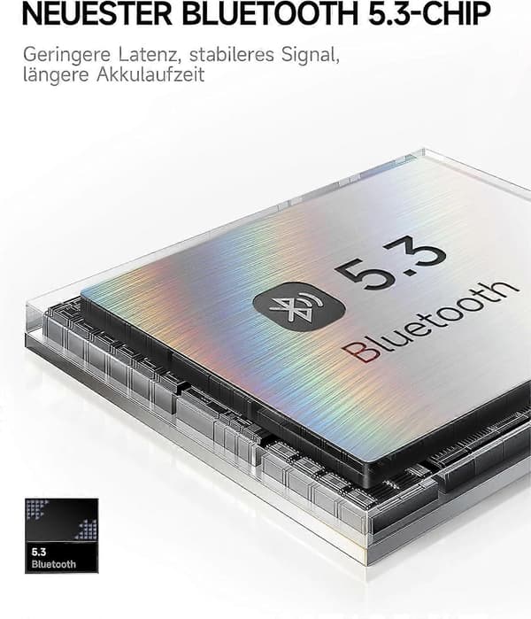 B8 Bluetooth-hovedtelefoner 120 timers spilletid trådløse over-ear med mikrofon 3 EQ-tilstande Bluetooth 5.3 sort