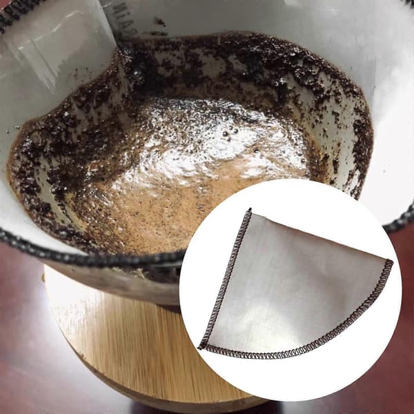Kaffedrypper Filter Permanent Kaffefilter Vaskbare Dryp Kaffefiltre