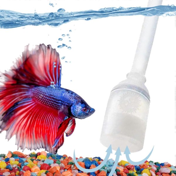 Akvariefisk Tank Grusdammsugare, Hävertpump Akvarievattenbytare, Tankrengörare, Hävert Rengörings- och Vattenbytesverktygssats, 150 cm
