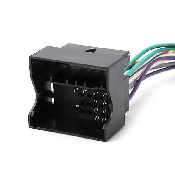 Bil Stereo Radio ISO Kabel Ledningsnät Kontakt Adapter För 207 307 407