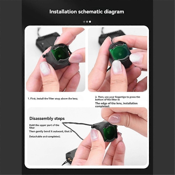 ND Lens Filter til O4 Air Unit Pro Optiske Glaslinser