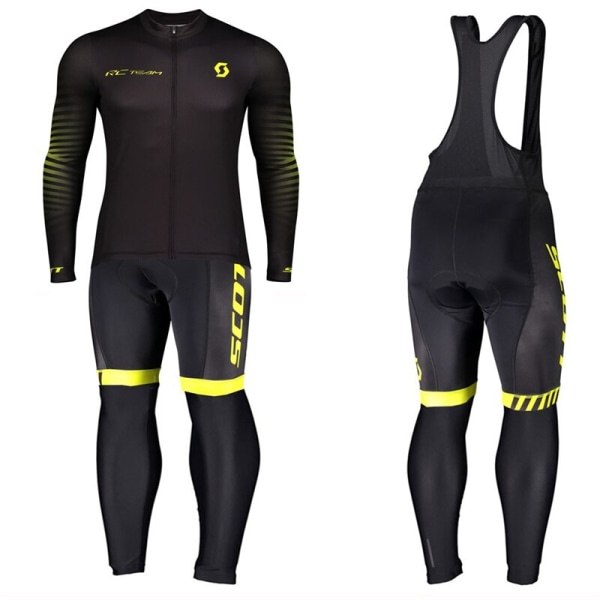 SCOTT 2023 maastopyörä polkupyörä miesten pitkähihainen puku pyöräilyvaatteet hengittävä MTB pyöräilyvaatteet jersey ciclismo cycling set 19 S