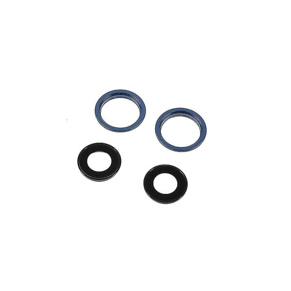 För iPhone 13/13 mini 1 Set Bakre Kamera Lins Ring Skydd med Glaslins