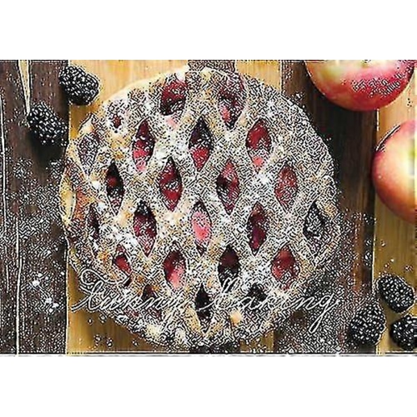 Ampseven Pastry Lattice Roller Cutter - Rustfrit Stål Dejgitter Til Tærte Pizza Brød Beef Wellington Pastry Crust Roller Cutter