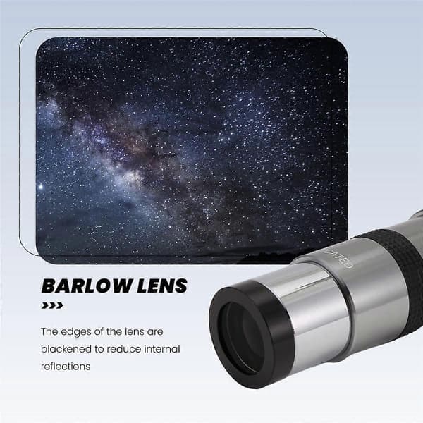 F010 1.25 Tum 3x Barlow Lins Teleskoptillbehör