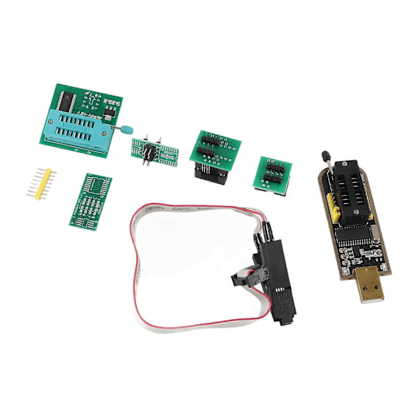 CH341A USB Programmer SOP8 Test Clip 1.8V Adapter DIP8 Konvertermodul
