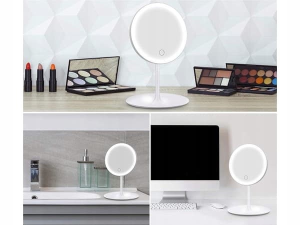Makeup-spejl med LED - Spejl til Makeup_jar multifärg multicolor