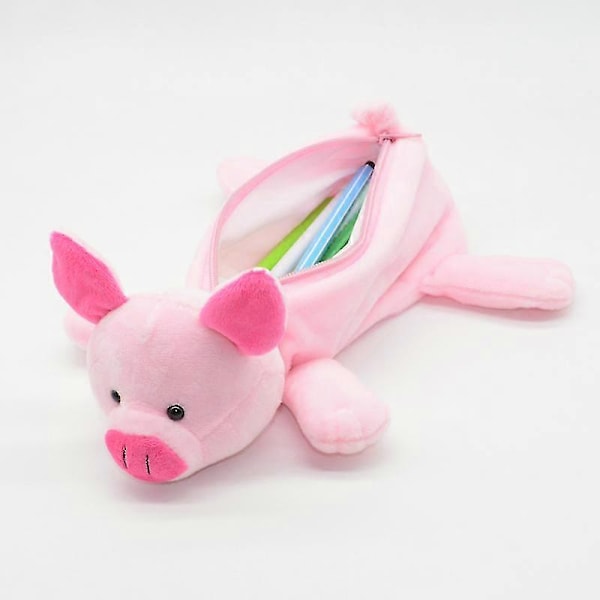 Plysj Pennal Etui Penner Astucci Estuches Lapices Dyr Pennenbakje Skole Trousse Crayon Barn Trousse Scolaire Penna Banm Lion dark