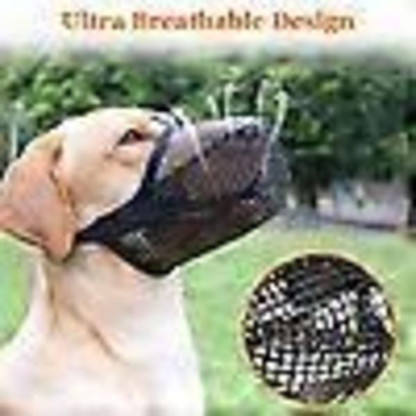 Pustende Anti-Bite Tygging Licking Kjæledyr Muzzle Hund Muzzle Anti-lickM