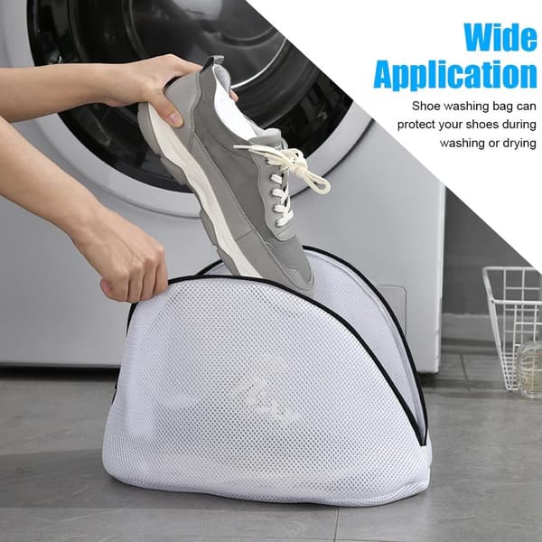 2 stk. - Vaskepose til sko - 42*24*24 cm - Vaskenet til sko - Vaskepose til sko - til sko eller sneakers