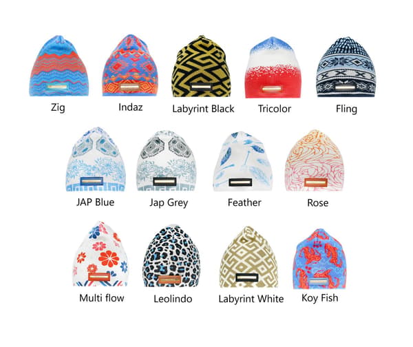 Head Hug Kashmir-neulepipo – Unisex-malli_jar 101 Feather