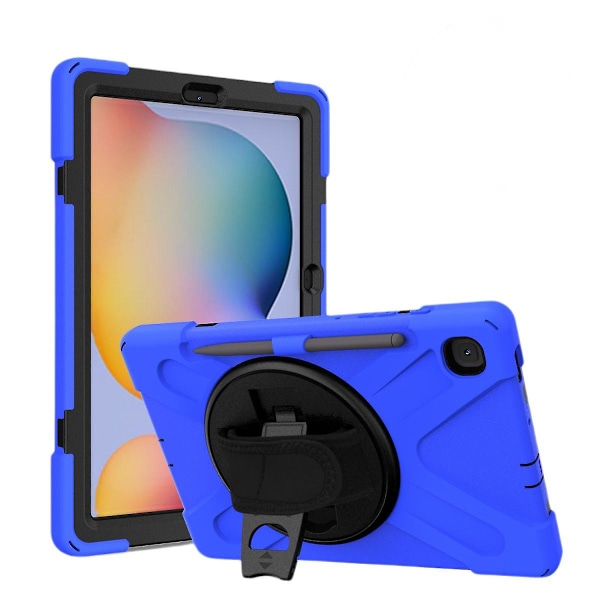 Fodral for Samsung Galaxy Tab S6 Lite 10.4 med pennholder, mykt og lett silikonfodral for Galaxy Tab S6 Lite 10.4 2020 Sm-p610/p615 Swivel Stativ