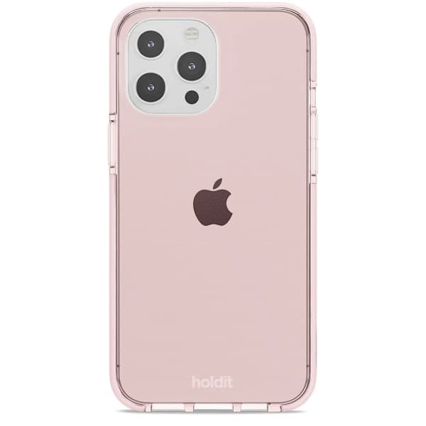 Holdit iPhone 13 Pro Max Case - Pink Slim Shockproof Protective Case, Soft Silicone Case for Women