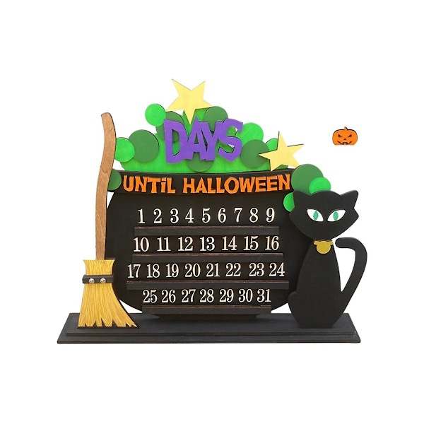 Halloween Adventskalender Nedtælling Halloween Kiste Kalender Halloween Hus Formet Nedtællingskalender Bat