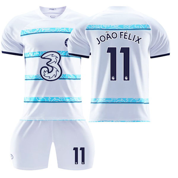 Chelsea F.C. bortetrøye 22-23 Kante fotballdrakt for barn Joao Felix 11 Joao Felix 11 #28