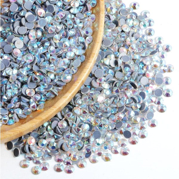 6000 st Hotfix Kristaller AB Rhinestones för DIY-hantverk, SS10 (2,7-2,9 mm) Kristall AB Crystal AB SS10