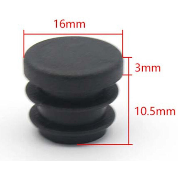 32 stk. - Møbelmatter - 16 mm - møbelben - møbelbensputer - runde plastplugger - for harde tregulvfliser