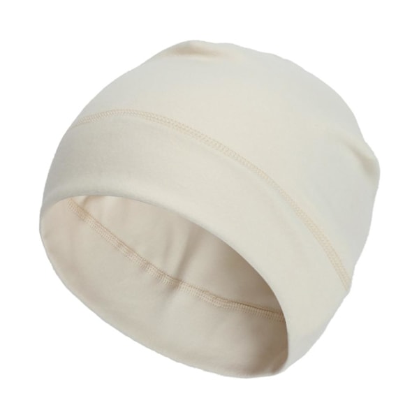 Pustende Beanie Polar Fleece Beanie Vindtett Beanie Sportsutstyr Menn Utendørs Hodeplagg Beige