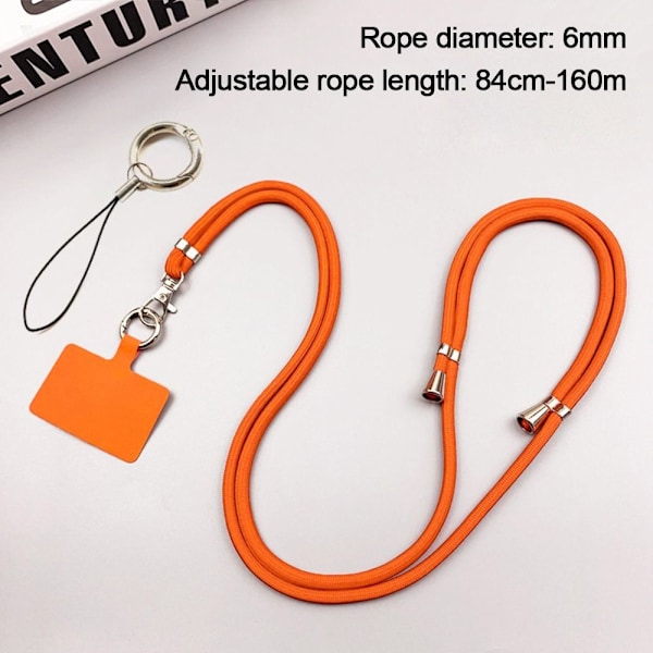 Telefonstropp Telefonrem Lanyard ORANSJ orange