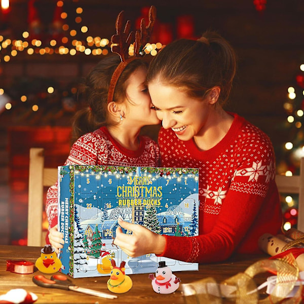 Ny Gummi Anka Adventkalender 2023, Adventkalender 2023 Barn, Advent Anka Badleksak 02(24 ducks)