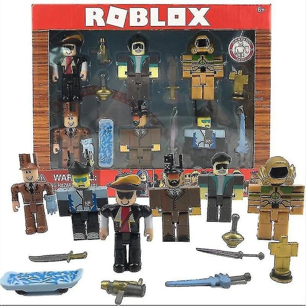 Roblox-hahmot lelut 7-8 cm PVC actionfiguurit lasten kokoelma [HK] 3 moniväriset 3