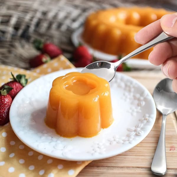 Demitasse espressoskeer 4 tommer rustfrit stål mini kaffe te dessert bestik til hjemmecafé, 12 stk.