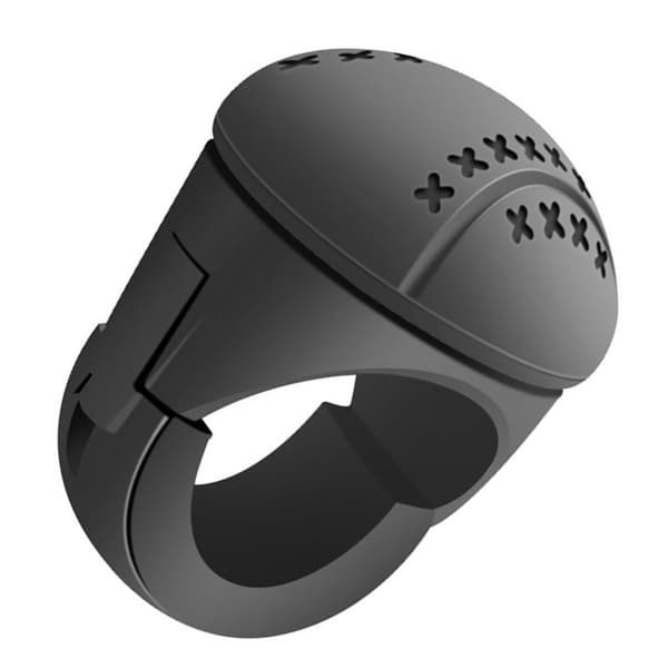Universal ratknop forbedret kontrol ergonomisk silikone ABS-greb til bil lastbil sort