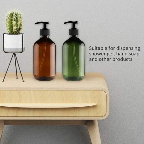 stykker - Såpedispenser - 500 ml - Lotiondispenser - Sjampodispensere - Dusjsåpedispenser - lotionpumpeflaske i plast