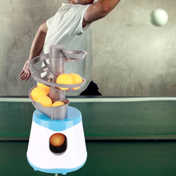 Utomhus Bärbar Barn Barn Bordtennis Ball Machine Ping Pong Launcher Exerciser
