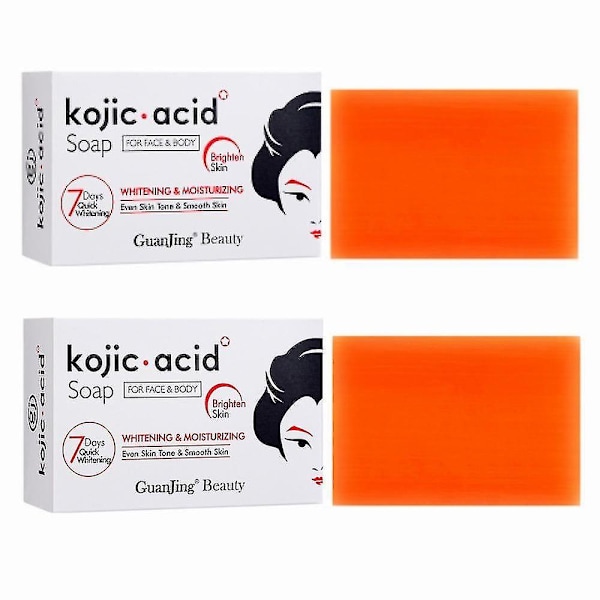 1-3 stk Kojic San Hudljusnende Kojic Syre Såpe 2pcs