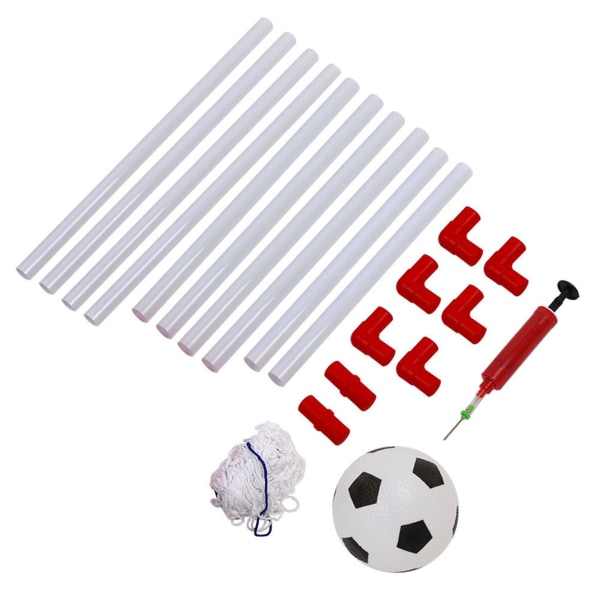 Inomhus Utomhus Mini Barn Fotboll Fotboll Goal Post Net Set med Ball Pump Kids Sport Toy