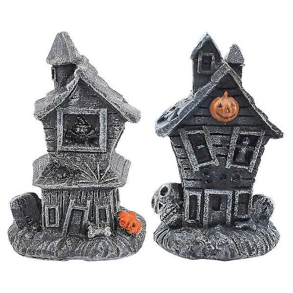 2pcs Halloween Haunted House Adornment For Halloween Decorations