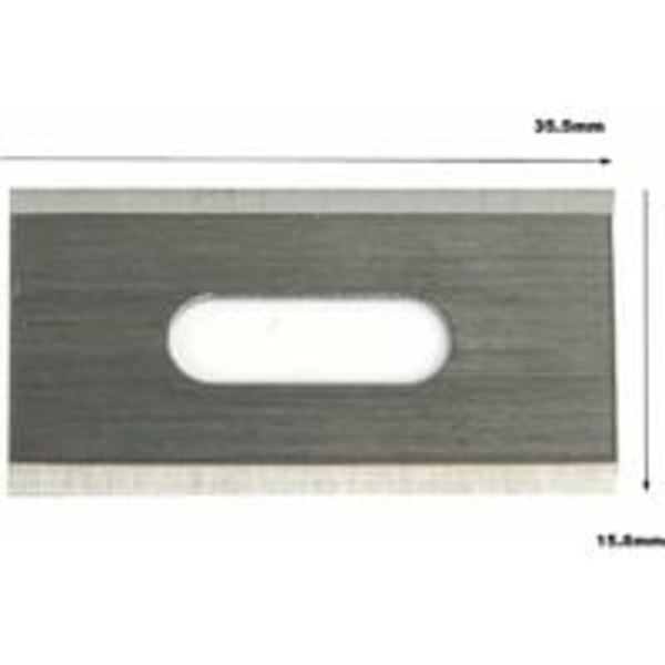 30-pakning gressblader for Husqvarna med doble skarpe blader i rustfritt stål 36.518.50.65 mm