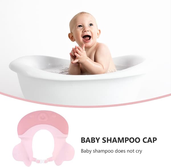 Duschmössa - Duschmössa - Badmössa - Babyduschmössa - Hårsköljningshjälp för barn - Duschmössa - Bad- och duschmössa i silikon