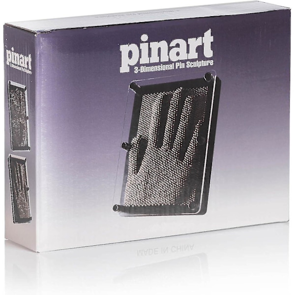 3D Nagelbrett Pinart Brett Pinpressions Skulptur Retro Leke Med Metallpigger 20 X 15 Cm Pxcl