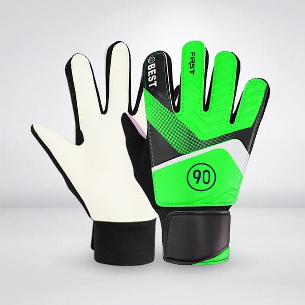 Fodboldmålmandshandsker til børn, slagfaste latexhandsker, orange 7